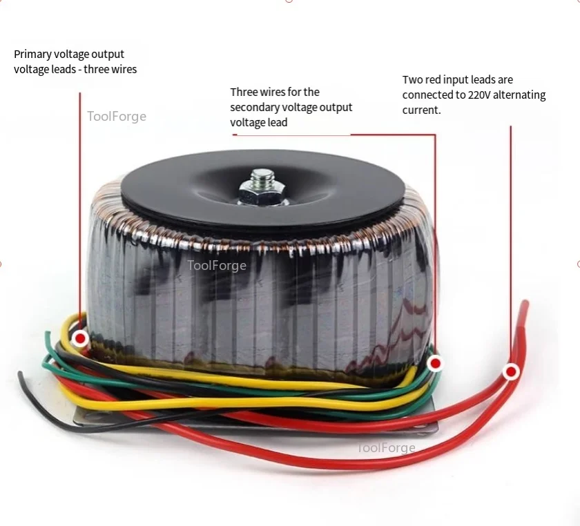 300W toroidal transformer amplifier DIY or repair power transformer voltage dual 12V, 24V, 36V, 38V