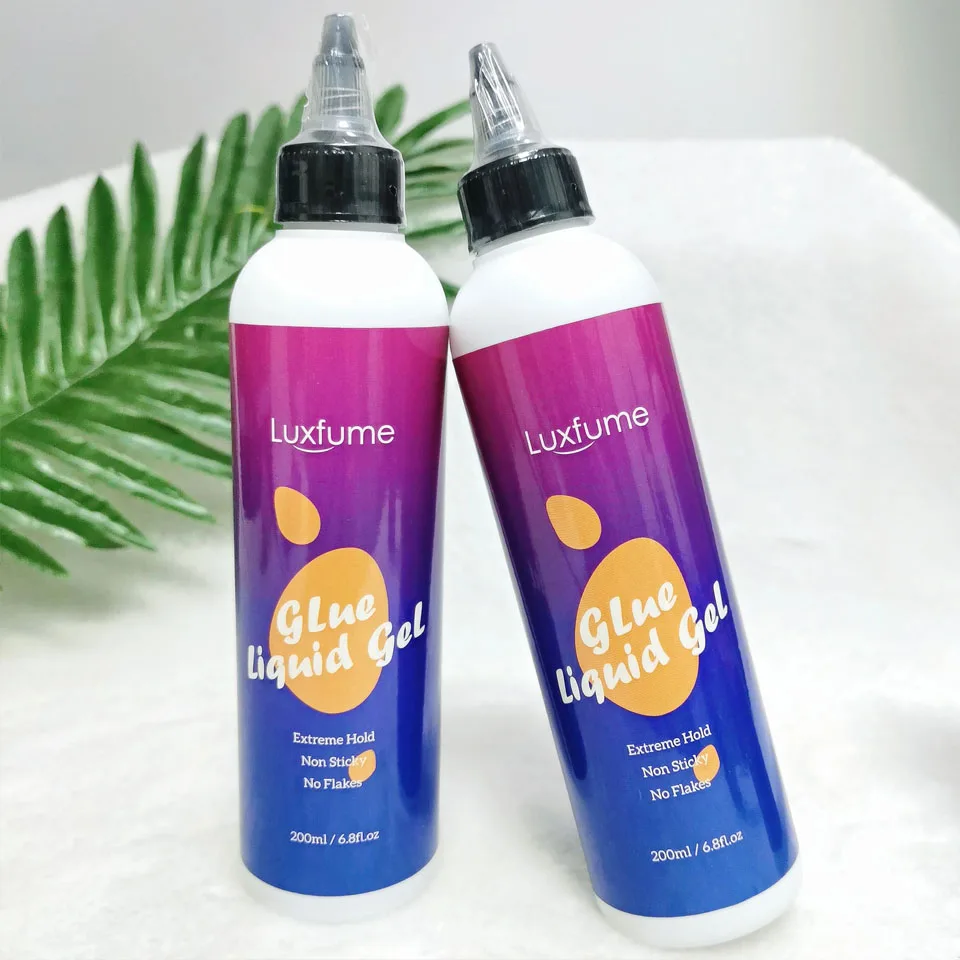 

Glue Liquid Gel Invisible Wig Adhesive Clear Edge Control Styling Gel For Baby Hair Edge control Lace Glue Gel Strong Hold