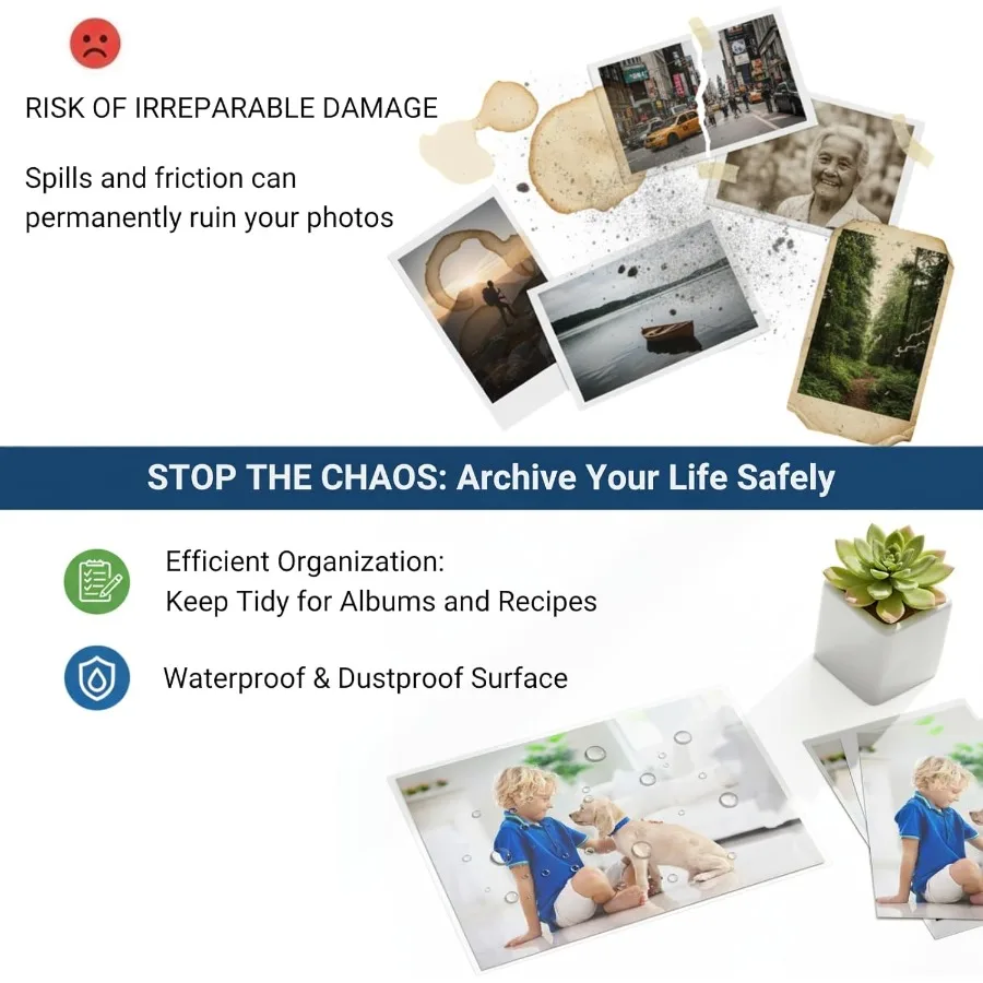 2.5x3.5 Photo Sleeves 100 Pcs AcidFree Archival Quality Crystal Clear Photo Storage Protecto for Pokemon and Kpop Photocards Tr