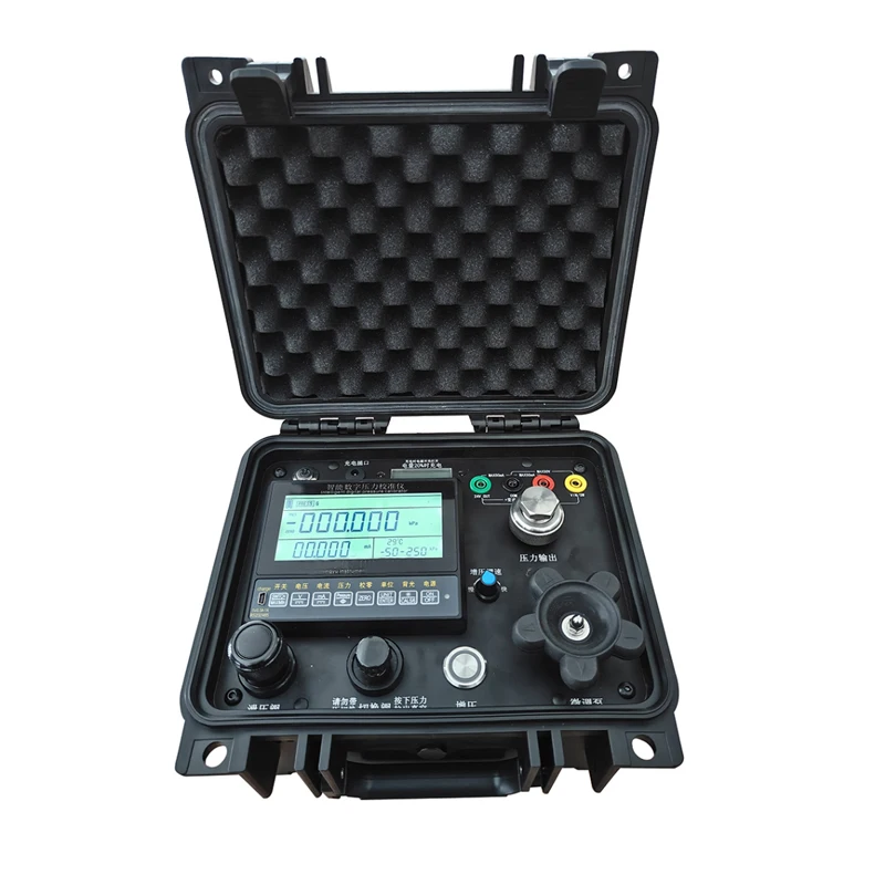 Portable Battery Powered Electric Pressure Calibrator -90 ~ 6Mpa/60Mpa