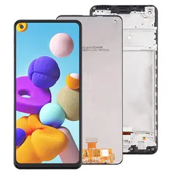 For Samsung Galaxy A21S SM-A217F LCD Screen Digitizer + Frame