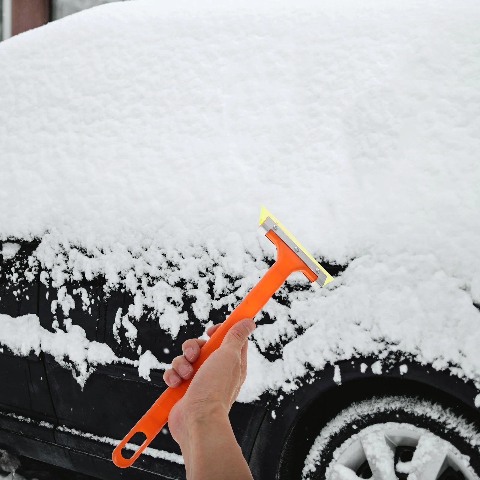 

Long Handle Snow Window Ice Scraper Snow Scraper Winter Accessories for Car Windshield Shower Door Squeegee