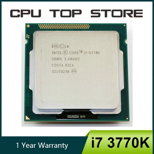 Procesador Intel Core i7 3770K 3,5 GHz 4 núcleos 77W LGA 1155
