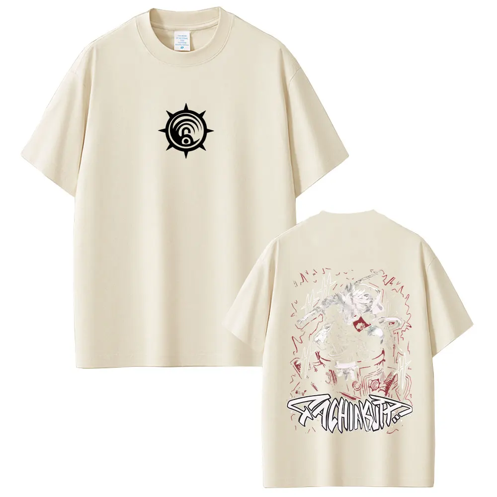 Anime Gachiakuta Rudo Graphic Print T-shirt Men Women Cartoon Manga T Shirts Unisex Casual Oversized Crewneck Tshirt Fans Gift