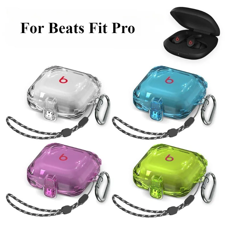 

Earphone Switch Case For Beats Fit Pro Case Cover Silicone Protective Cover Buckle PC Hard Case For Beats Fit Pro Earbuds 2025