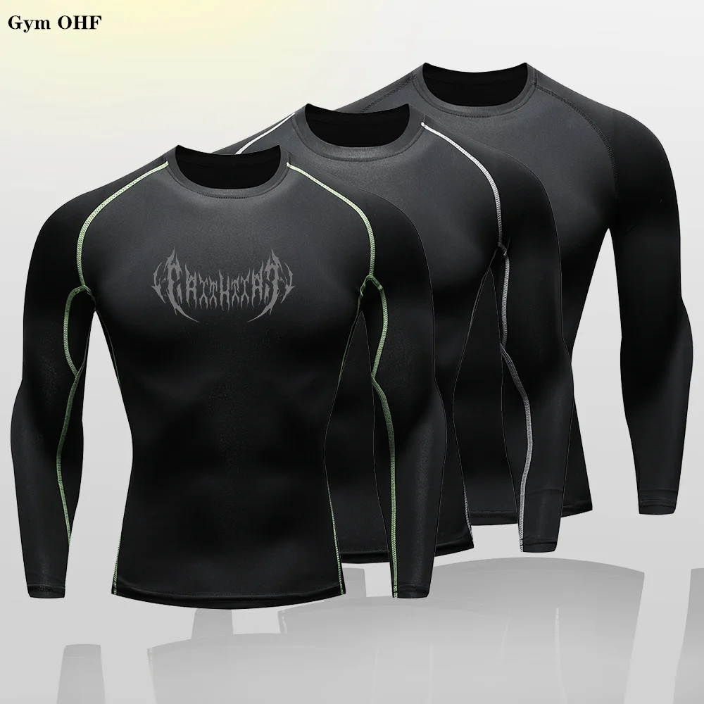 Child Long Sleeve Rashguard Compression T-Shirt Elastic Running Fitness Tee Tops Tight Boys Sports Training Superhero Sportswear