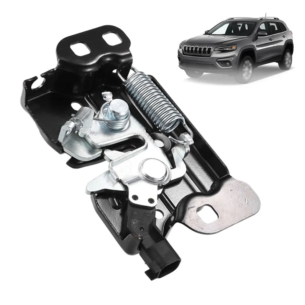Metal Hood Latch Assembly for Jeep For Cherokee For 2014 through 2019 Years Compatible with Original Hood Lock Mounting Points