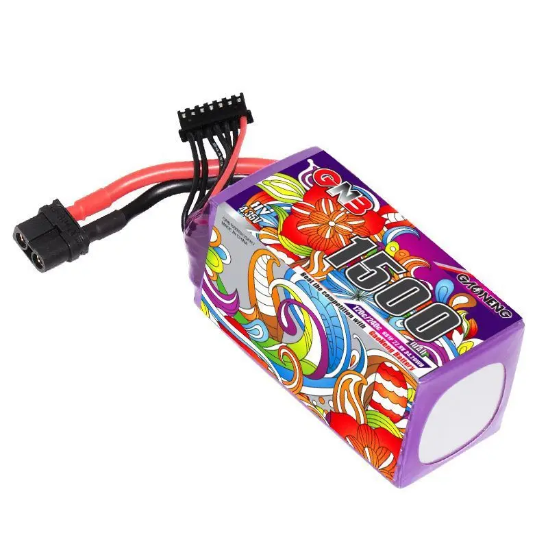 Baterai Lipo GNB 6s 1500mAh 120c/240c asli untuk helikopter RC Quadcopter FPV suku cadang Drone balap dengan baterai XT60 22.8v