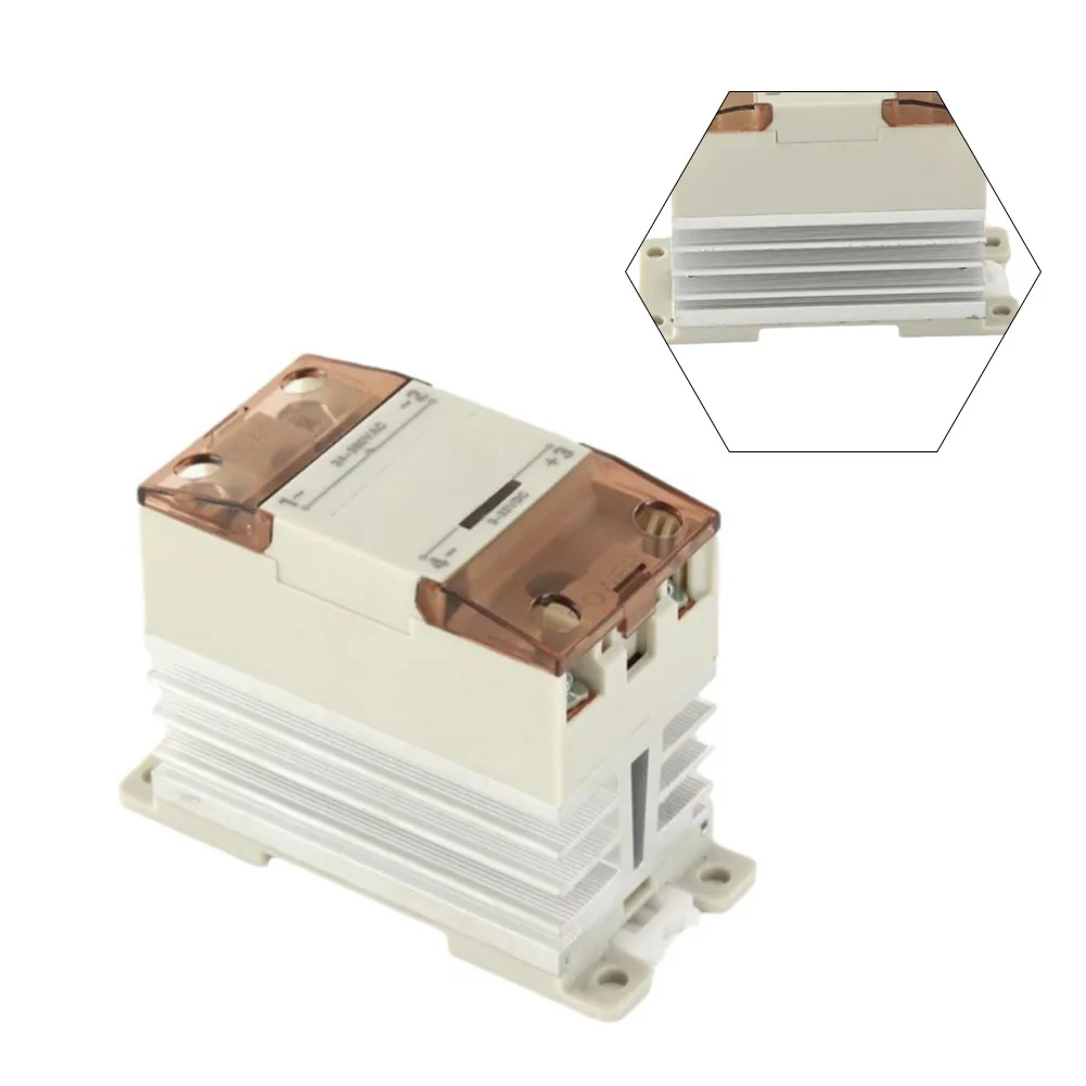 1pc TSR-10DA-S Three-phase DIN Rail-mounted Solid-state Relay For Machinery Automation Control Systems Accessories