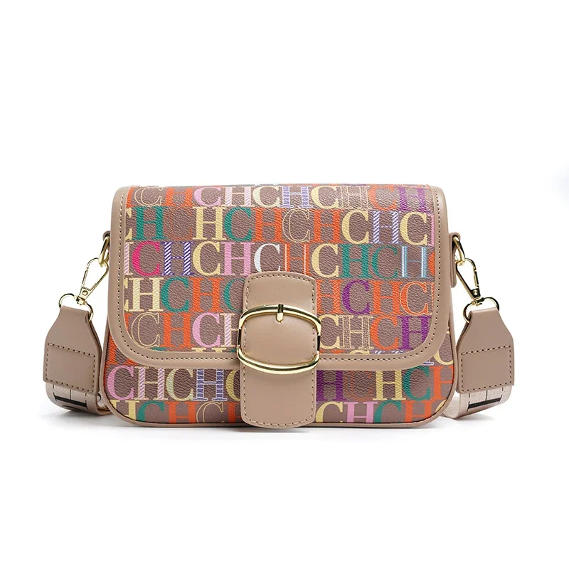 

CH High Quality Design Letter Slanted Women's Bag Exquisite and Elegant Women's Packaging Decoration Versatile and Fashionable