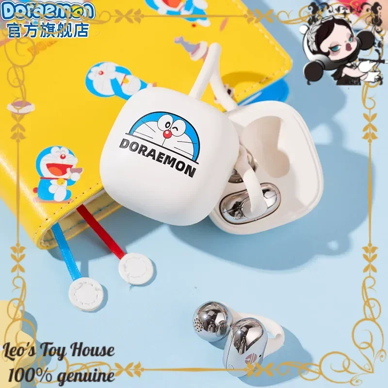 

Official Doraemon OWS Ear Clip Bluetooth Headphones True Wireless Open Ear Waterproof HiFi Stereo Built Mic For Sports Daily Use