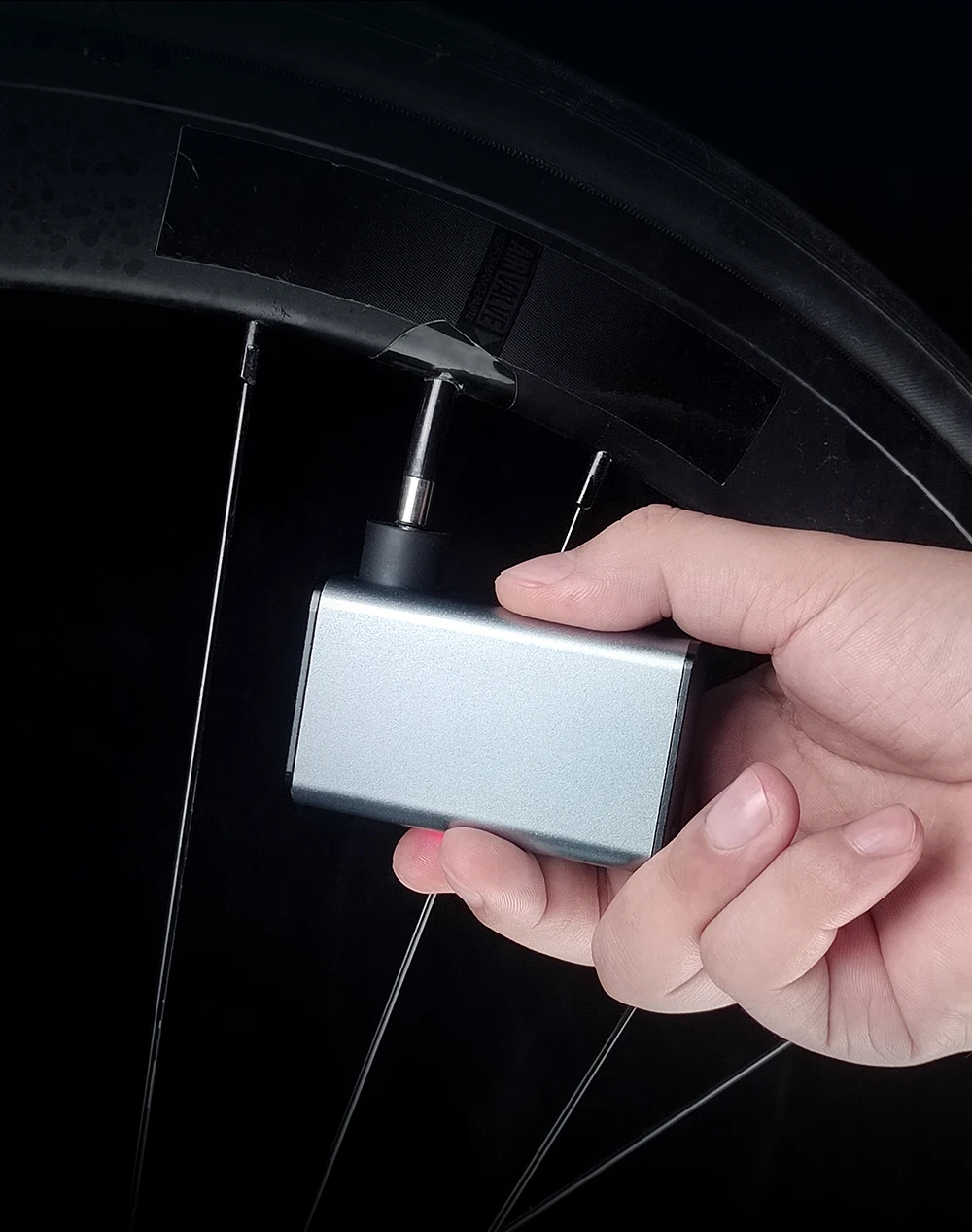 CYCLAMI A3 Mini Elektrische Luftpumpe Tragbare Fahrrad Cordless FV AV Inflator Presta Schrader Ventil Outdoor Straße MTB Fahrrad Aluminium – Detail 12