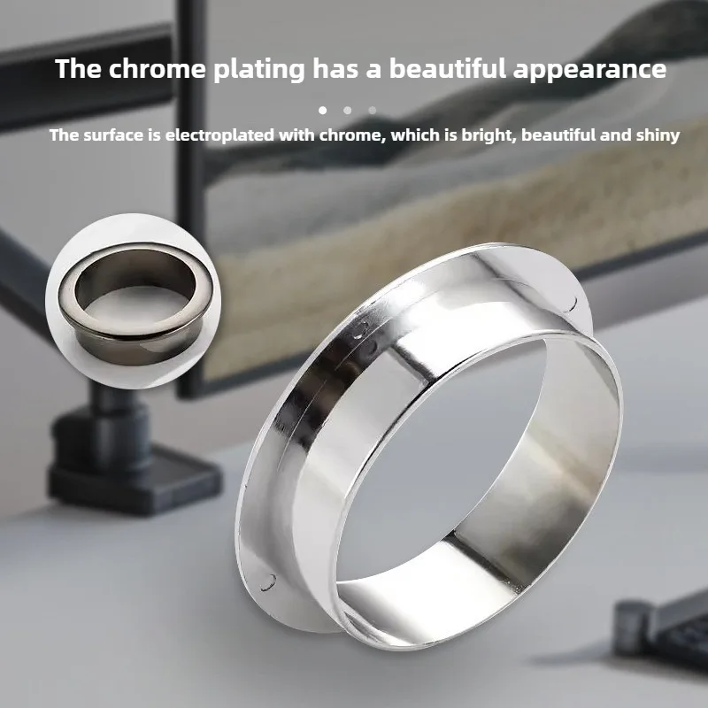 Maosu Cable Grommets Wire Hole Cover Computer Desk Cabinet Vent Decorative Ring Cable Outlet Port Furniture Hardware Desk Access