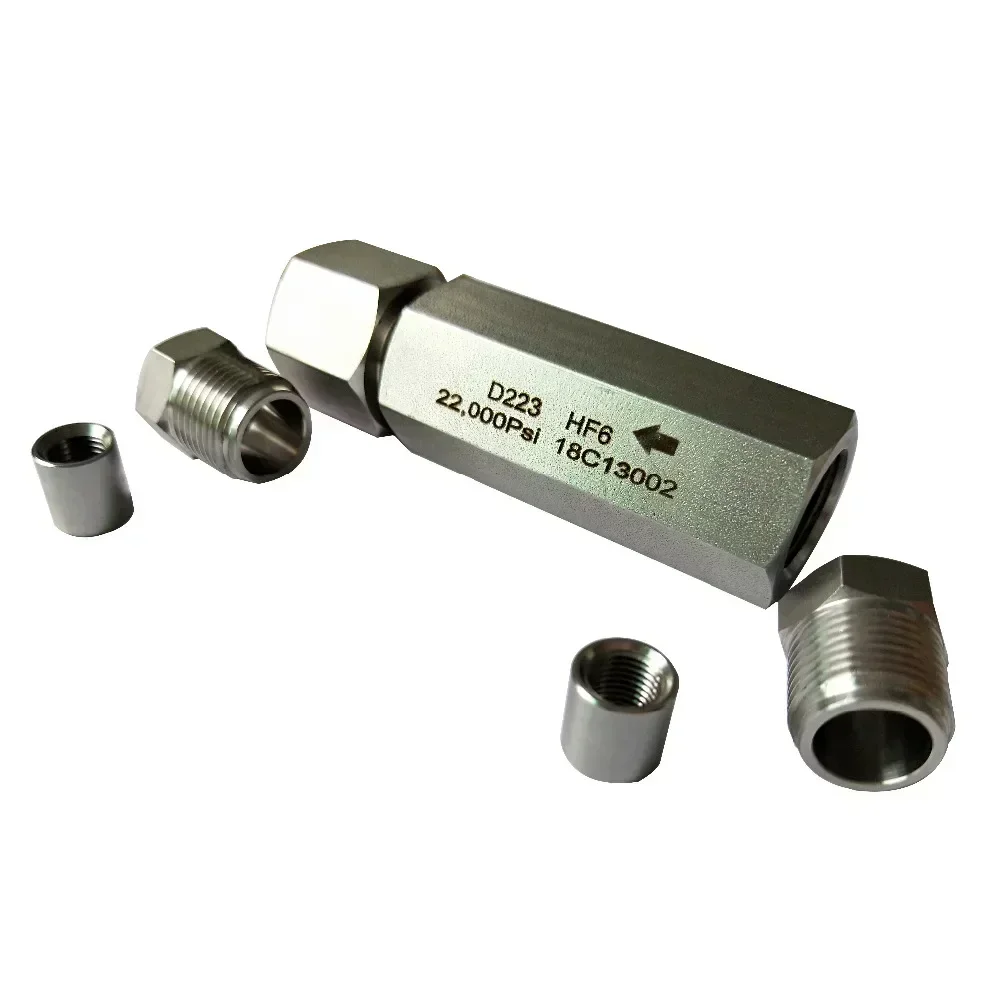 D303-HF6 30,000 PSI Pressure 3/8'' Thread Stainless Steel Ball Check ValvesHot Salescheap And Fine