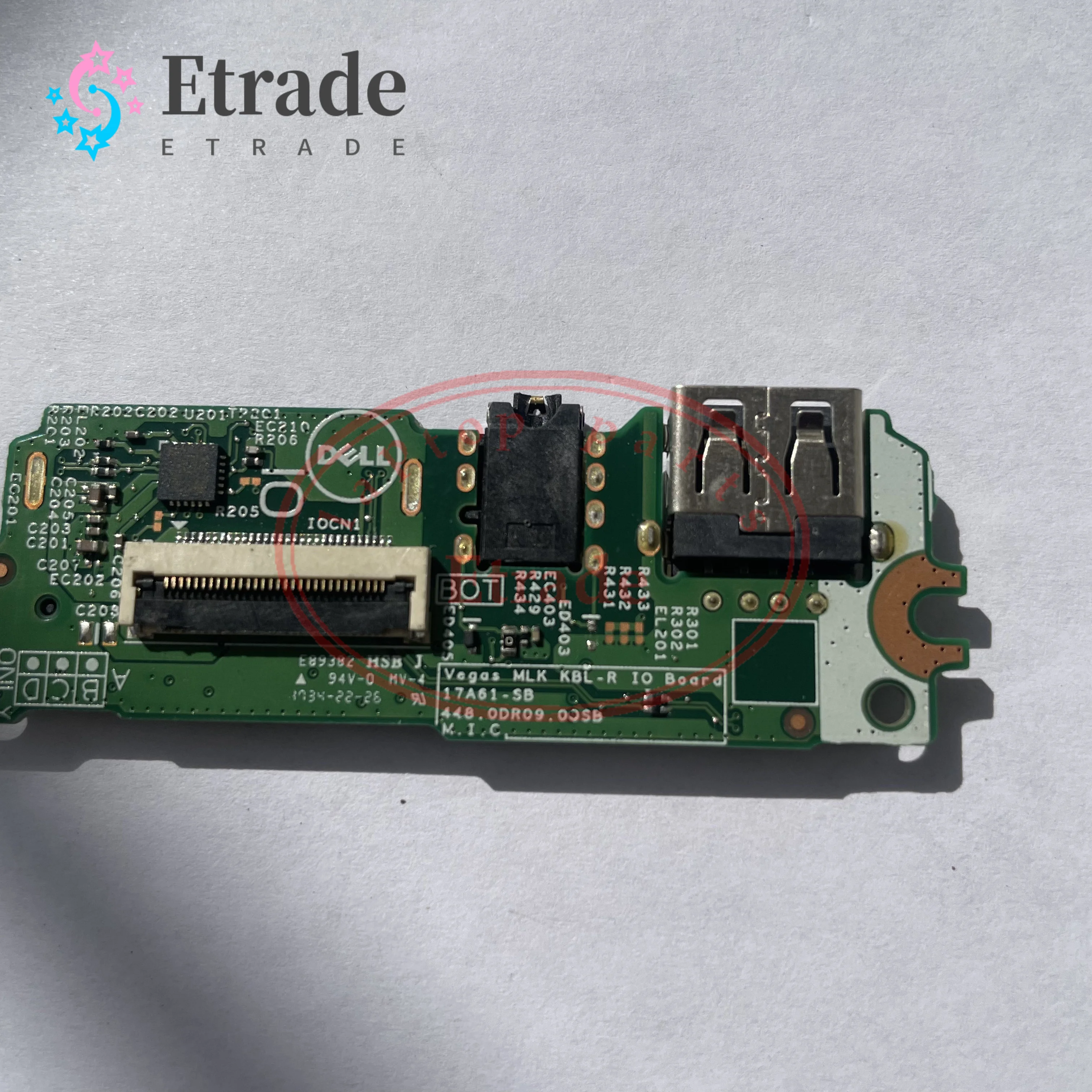 95 New Original For Dell Inspiron 15 3565 3567 3573 3576 USB Audio Card Reader Board 448.0DR09.00SB