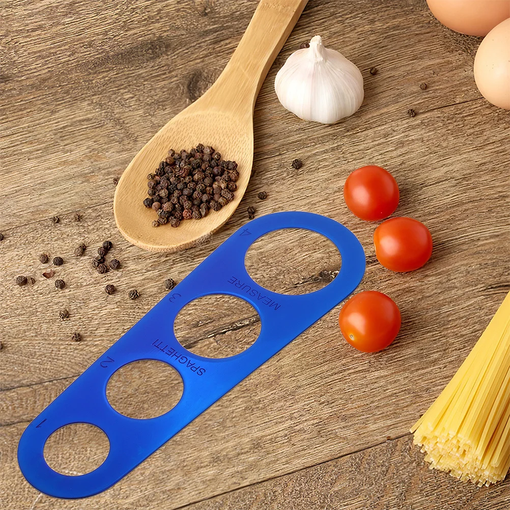 

Pasta Ruler Spaghetti Noodles Measuring Guide Blue Stainless Steel Food Measure Tool