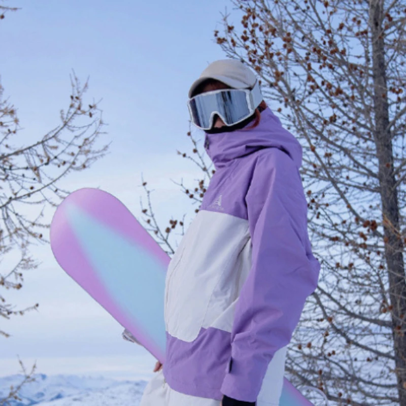 2024 Winter neue Sport jacken für Männer Frau Baumwoll oberteile passen Schneefeld im Freien wasserdicht warme Schnee kleidung Spezialität Ski mantel