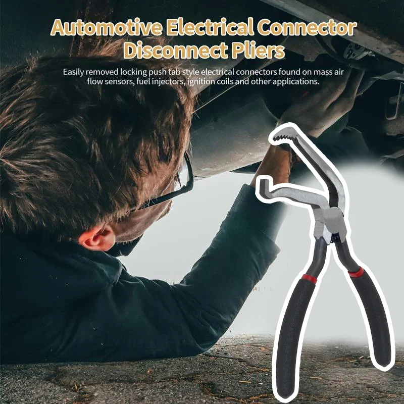 Alicate de desconexão de clipe elétrico automotivo, alicate de conector elétrico automotivo, braçadeira de tubo de mangueira, plugue elétrico automotivo