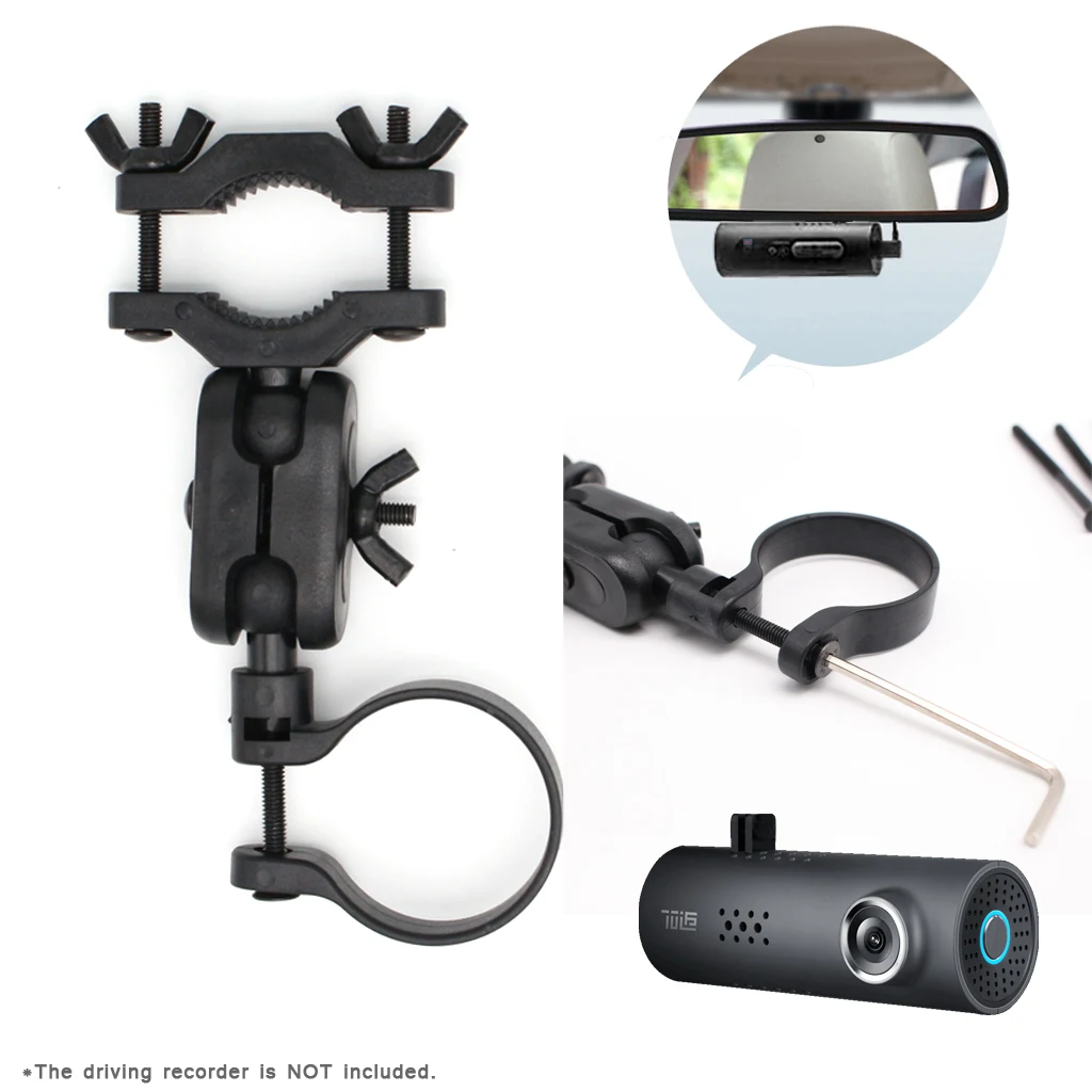 Car Rearview Mirror Driving Recorder Holder for Xiaomi 70mai Car DVR Camera Replace Support Stand  Metal Nut Bracket