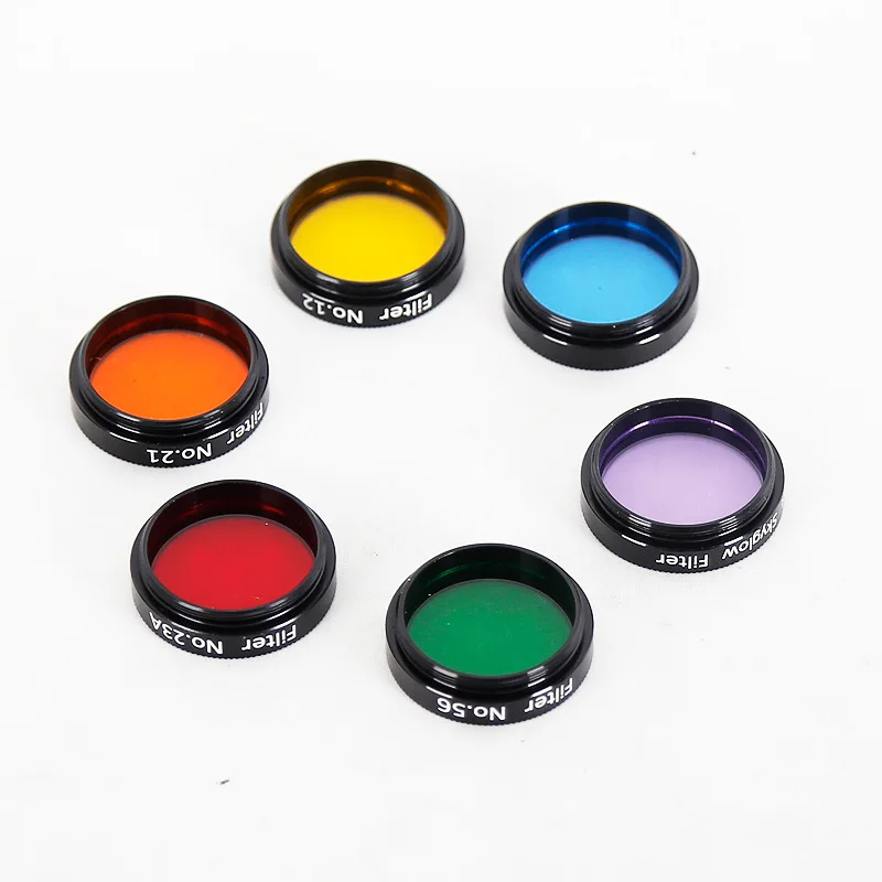 

Filter Set Reduce 1.25 Light Stimulation Upgrade Nebula Filter Six Color Ribbon Aluminum Box Astronomical Telescope Accessories