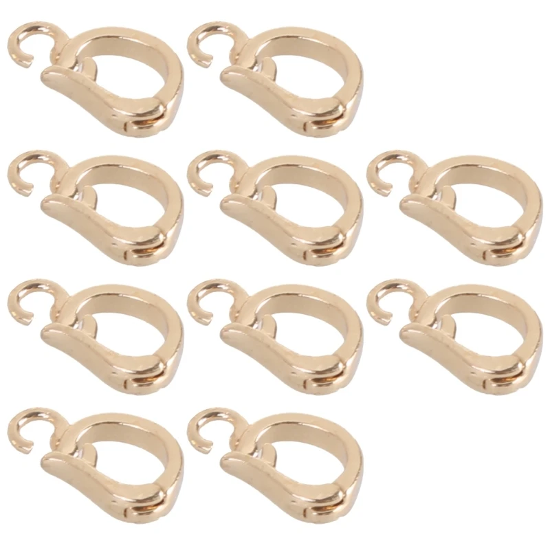 Stylish Jewelry Clasp Closure Versatile Metal Clasps Pendant Bail Jewelry for Enhancing Bracelet and Necklace Designs