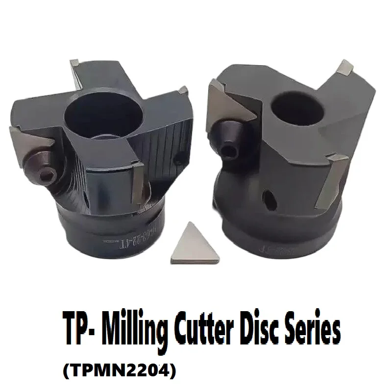 

TP90 Right-Angle Shoulder Cutter Head TP16 22 CNC Milling Cutter Head With Triangular Blade 50 63 80 100 125