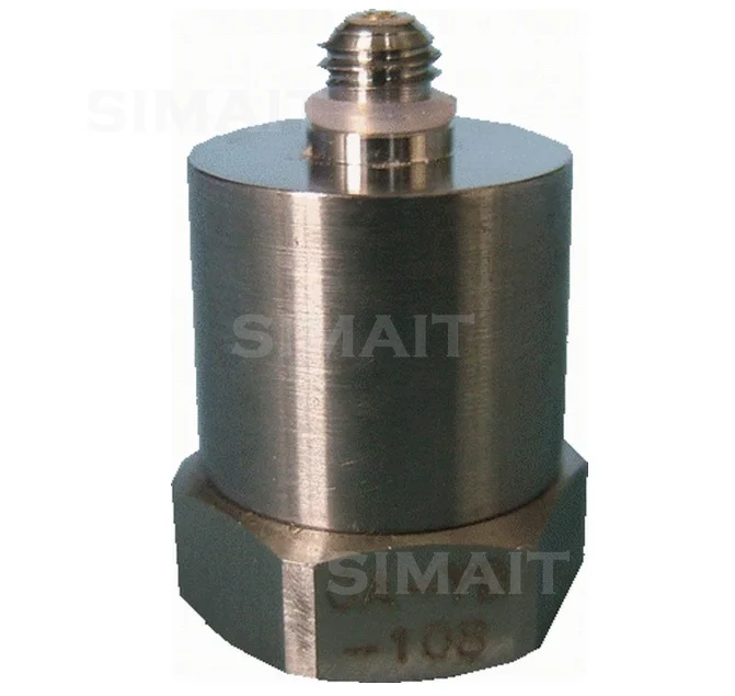 CA-YD-108 Piezoelectric Acceleration Sensor, 1000g Vibration Shock Meter, 100pC/g 0.5-5kHz Industrial Accelerometer