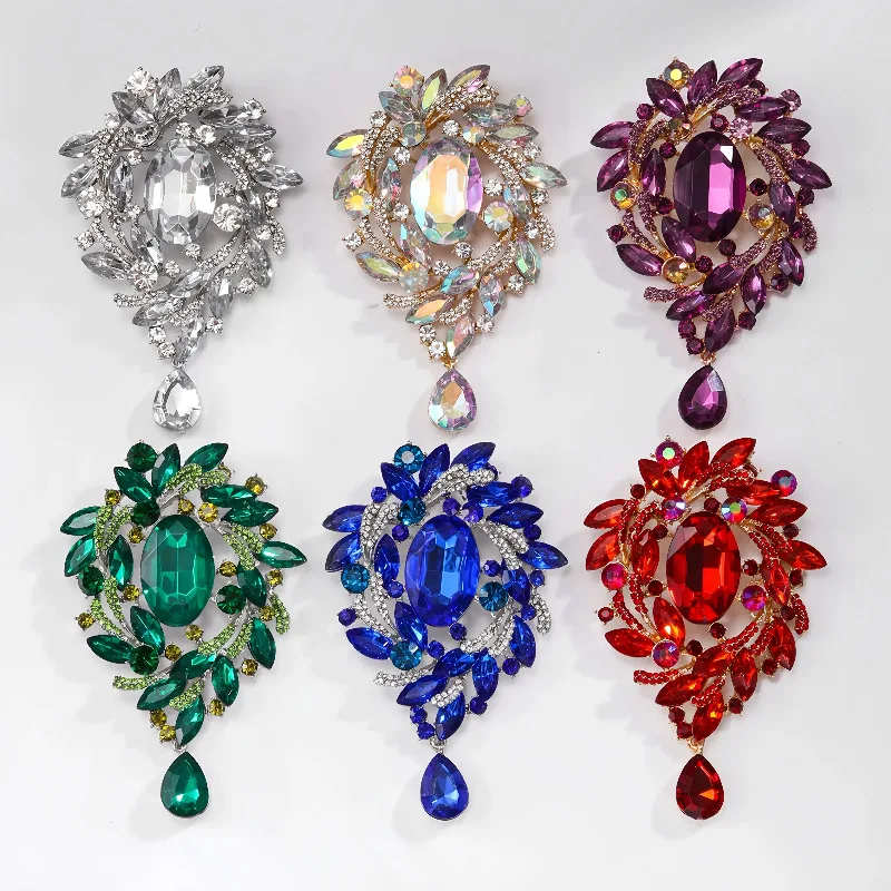 

Rhinestone Bow Ties Brooch Korean British Business Banquet Collar Flowers Bolo Tie Mens Wedding Accessories Luxury Jewelry Gifts