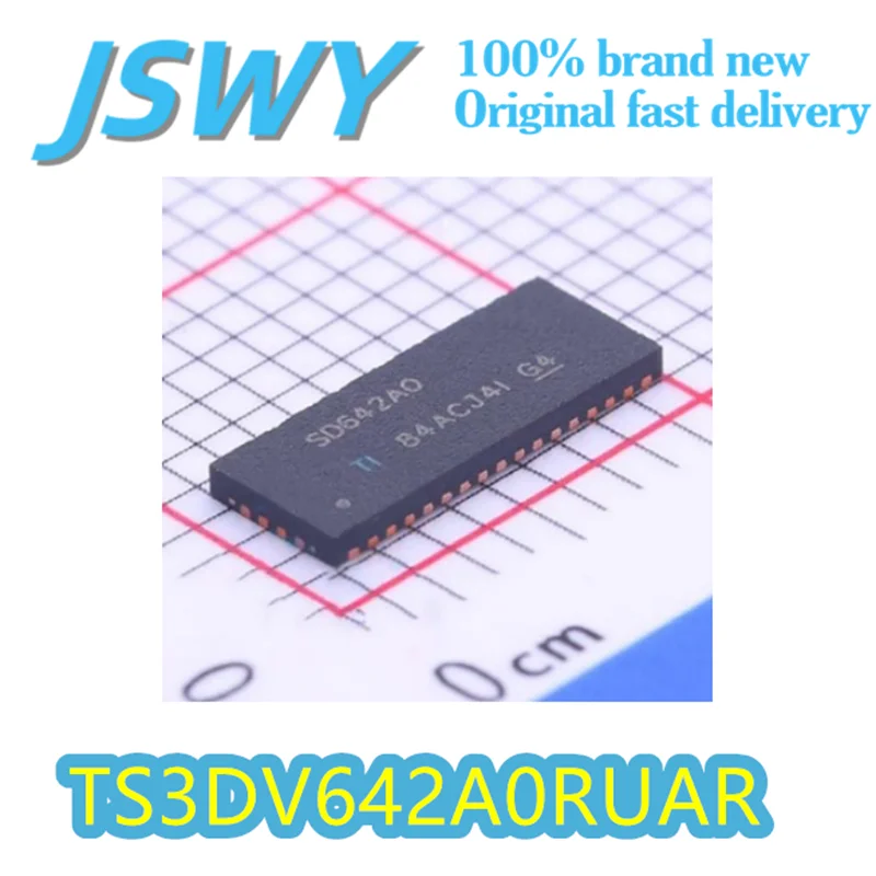

(10/50 pieces) TS3DV642A0RUAR TS3DV642A0 Silkscreen SD642A0 Package QFN-42 Signal Switch Chip Original Authentic Fast Delivery