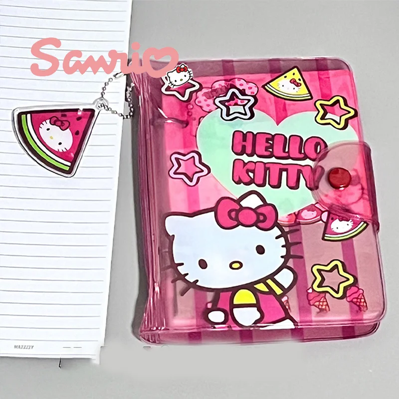 

Sanrio Мультфильм Hellokitty Kawaii Девушка Сердце прозрачный блокнот студенты дневник книжка портативный B6 Справочник детский подарок Канцтовары