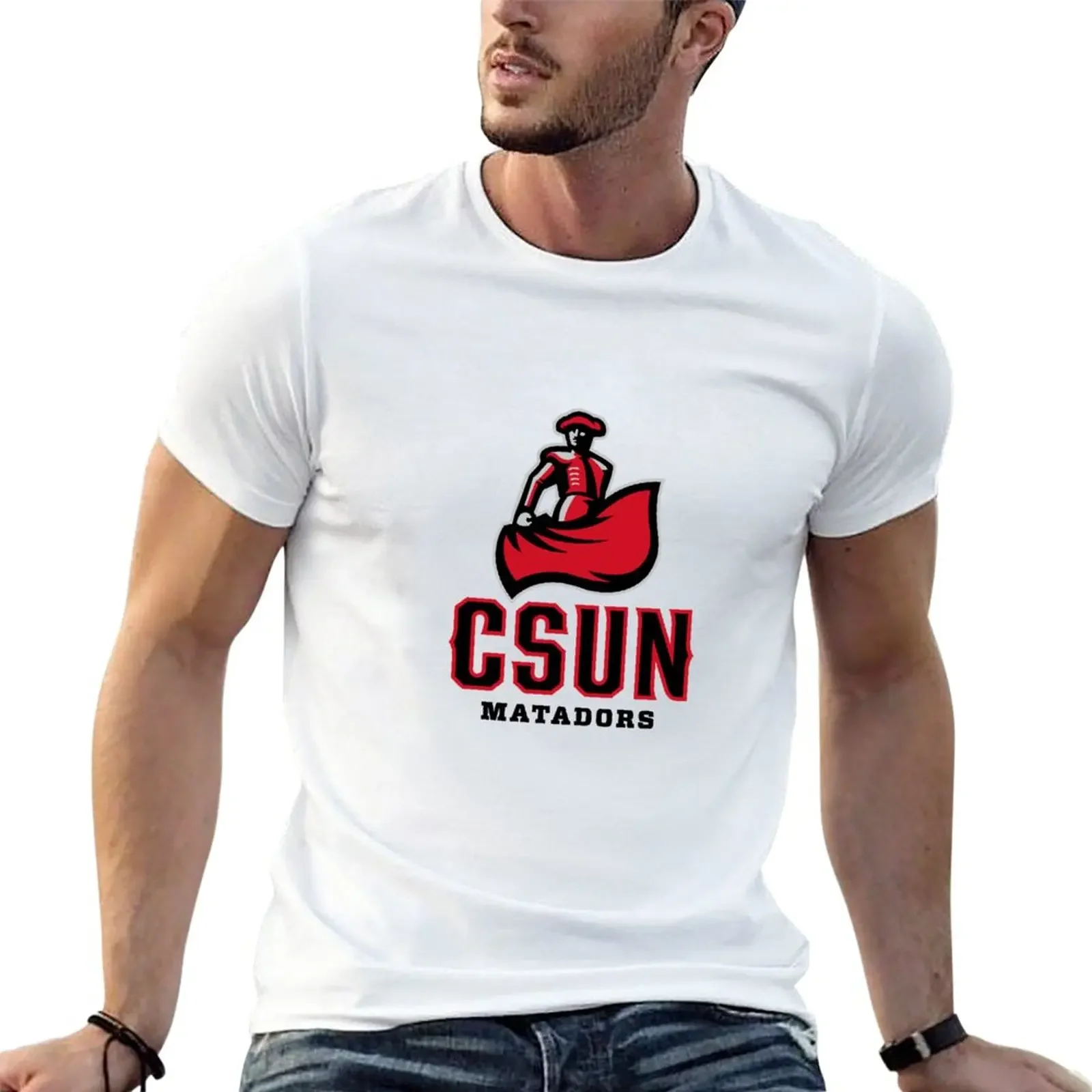 Cal State Northridge Matadors T-Shirt vintage clothes summer tops sublime Men's t-shirt