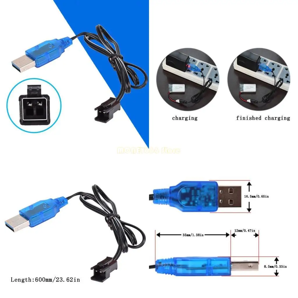 F62C RC Helicopter Quadcopter Car Model Model Carger Praking Carger for Electric