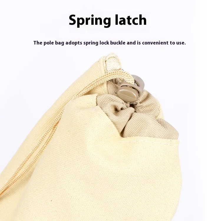Lightweight Canvas Fishing Rod Bag Thickened Single Shoulder Crossbody Foldable Lightweight Sunshade Umbrella Fishing Box&Bags