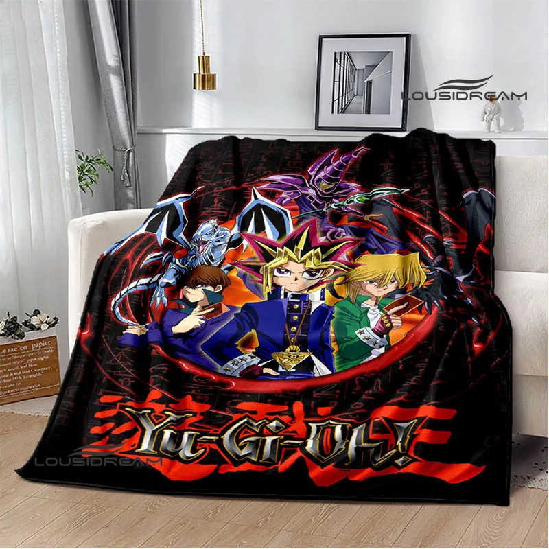 YU-GI-OH! Card printed blanket Warm Flannel Blankets Soft and Comfortable Home Travel Blanket bed linings Birthday Gift