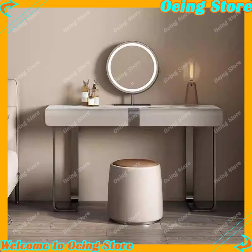 

Modern European Dressing Table Chair Women Professional Display Dressing Table Light Mirror Comoda Pra Quarto Home Decoration