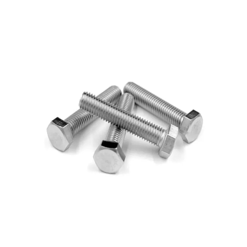 304 Stainless Steel American-made ANSIB18.2.1 Screw 1/4 5/16 3/8 7/16 1/2 5/8 Standard Hexagon Head Bolt External Hex Head Screw