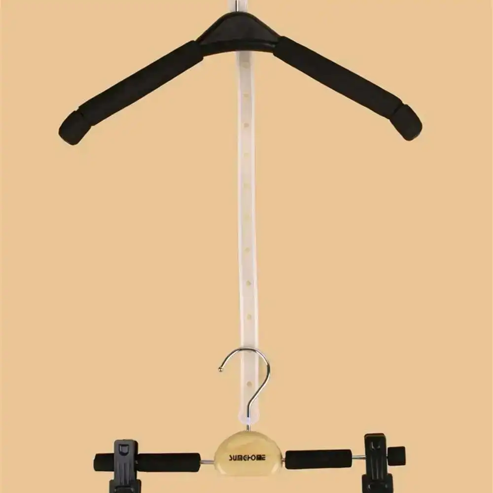 50 Pcs Transparent Hanger Connectors For Fashion Stores Suits Coats Pant Hanger Strips Extention