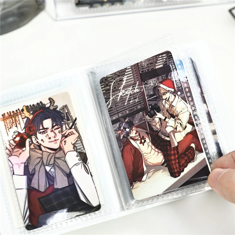 A Palace Grid 3 Inch Small Card Storage Book Star Idol Album Photo Collection Book Postcard Storage Book Lomo Card Card Album