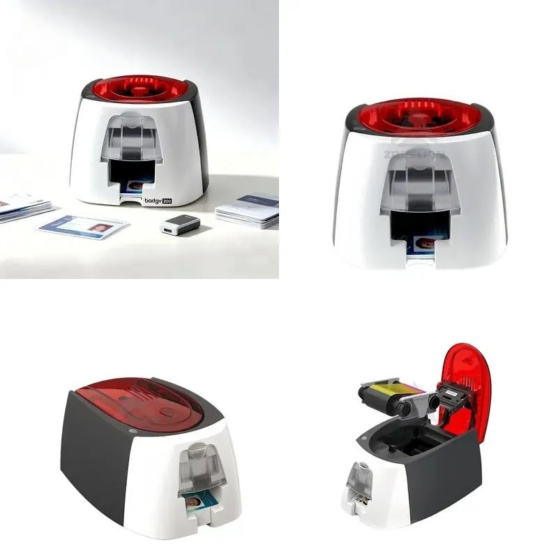 Portable PVC Card Printer 100 Color Capacity Compact Size for On Site Events Exhibitions
