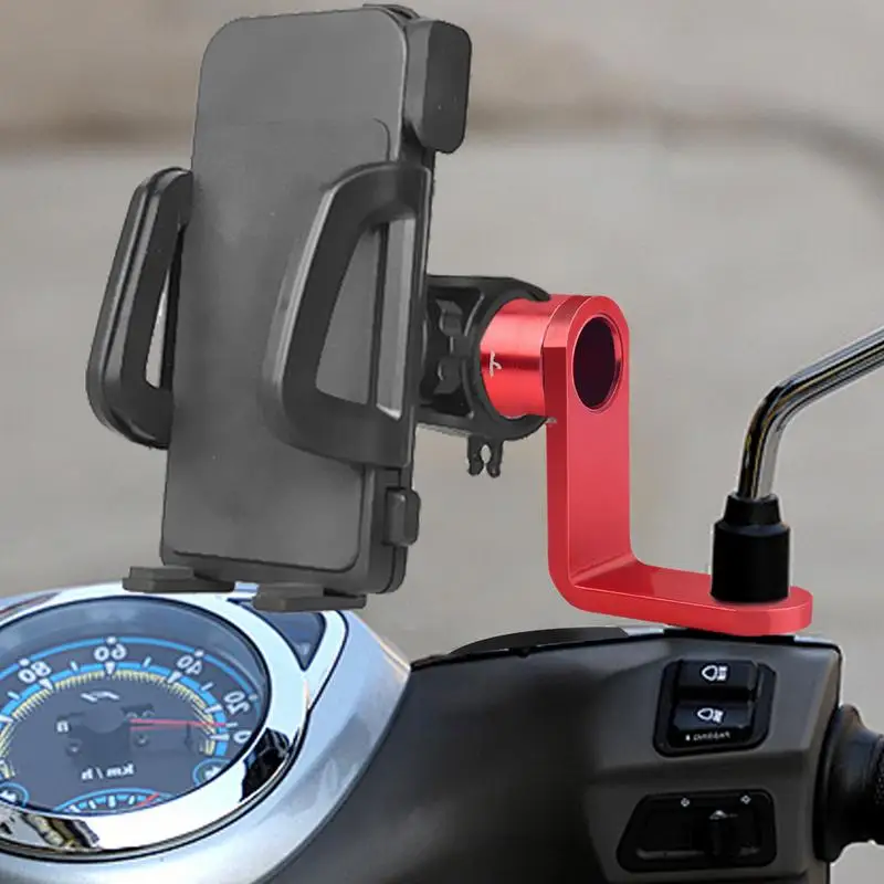 Universal Rearview Mirror Bracket Aluminium Motorcycle Extension Holder Motorbike Mirror Adapter Motor Accessories