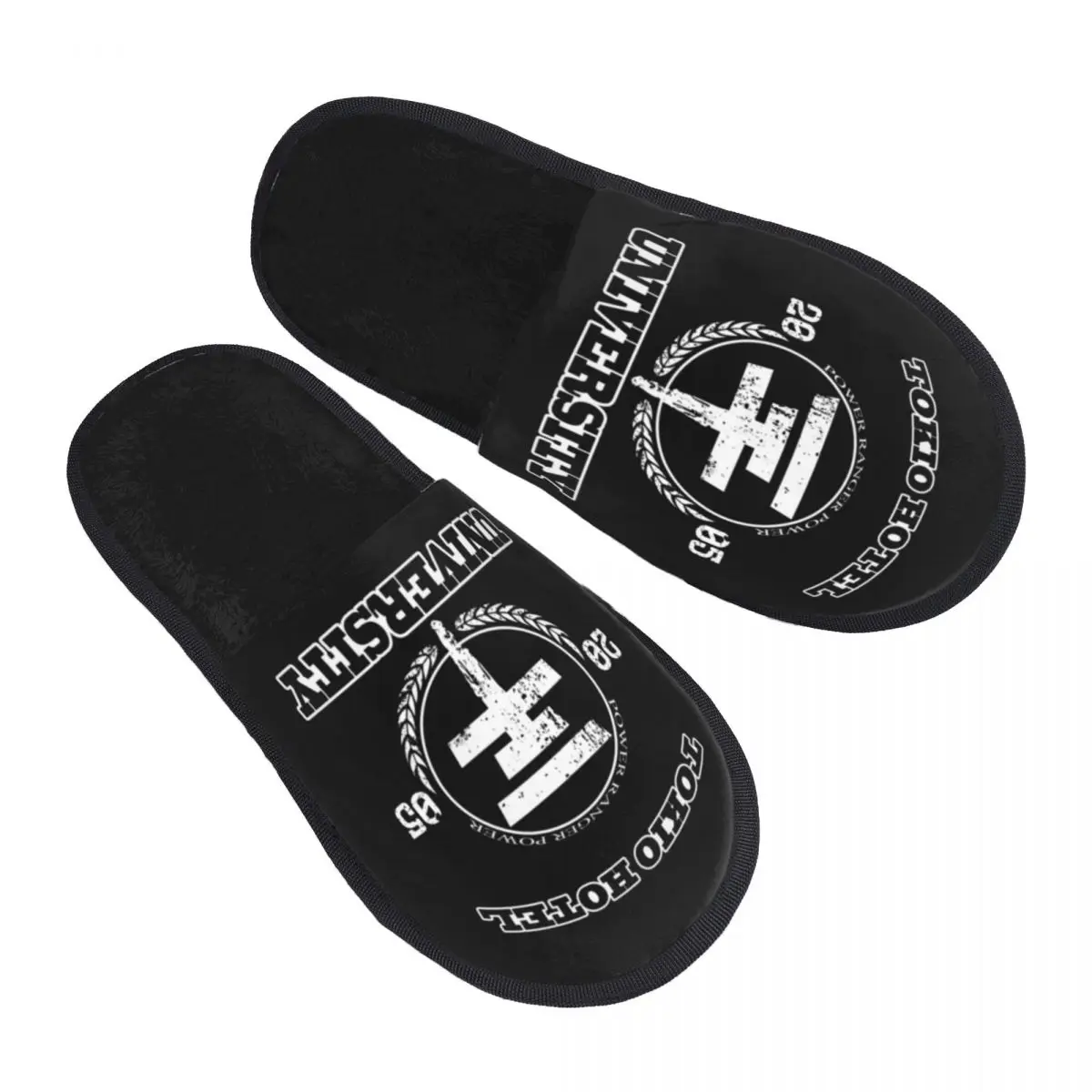 The Band Tokio Hotel Logo Soft Scuff Memory Foam Slippers Women Hotel House Shoes