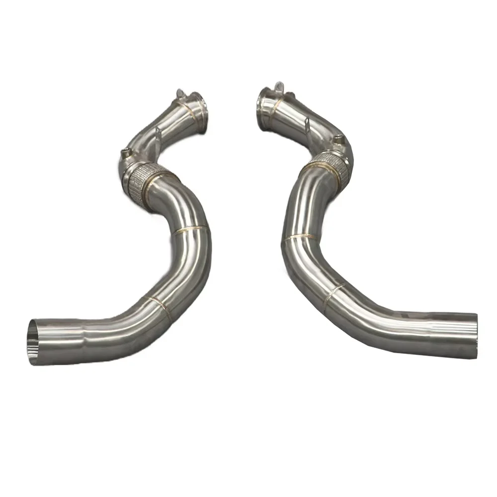 2019-2022 for  X5M X6M 4.4T Exhaust Downpipe Stainless Steel Header for F95 F96 S68 New Condition