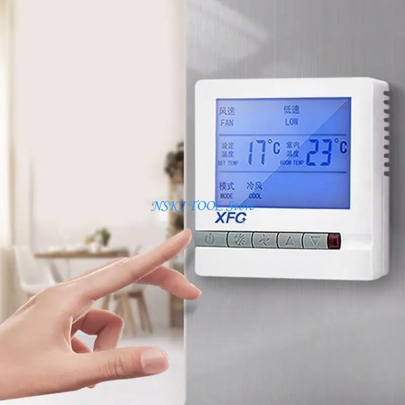 

L8RC Digital Thermostat LCD Display Temperature Controller Switches Control Panel