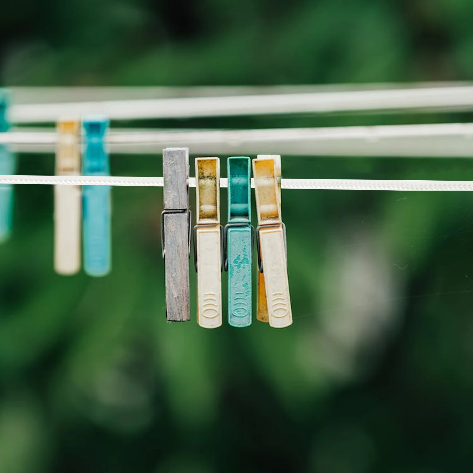 30M Solid Braided Nylon Rope and Weather Resistant Rope for Camping Indoor and Outdoor Sports 6mm(White)