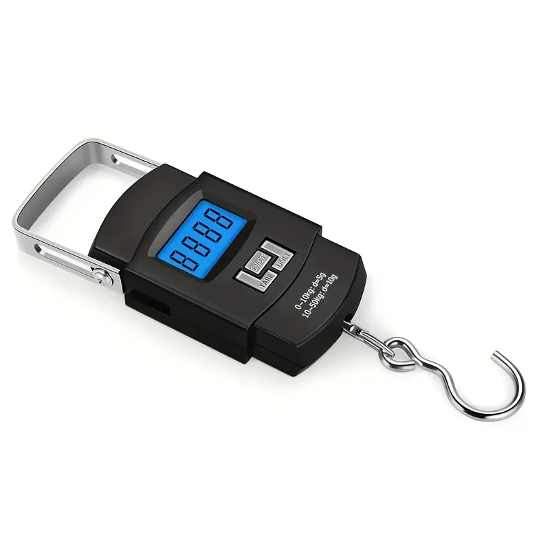 

1PC Digital Hanging Scale, Portable Luggage Fishing Hook Scale, Small Handheld Spring Scale for Travel, Gift for Fisherman
