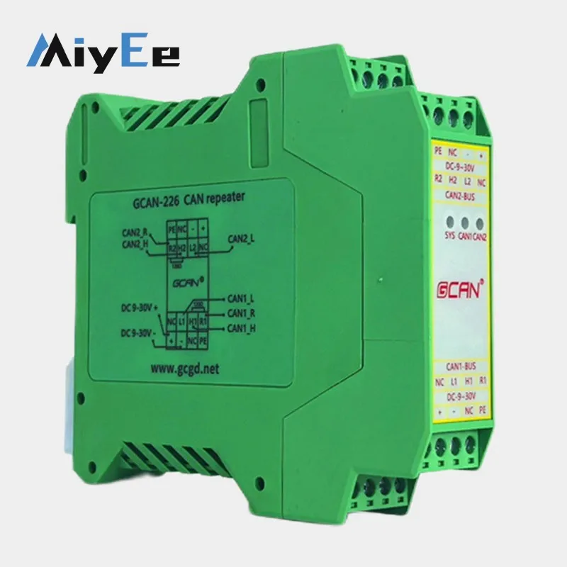 GCAN-226 2-Channel CAN Bus Repeater, Anti-interference CAN Bridge Expander with 4-Pin Terminal