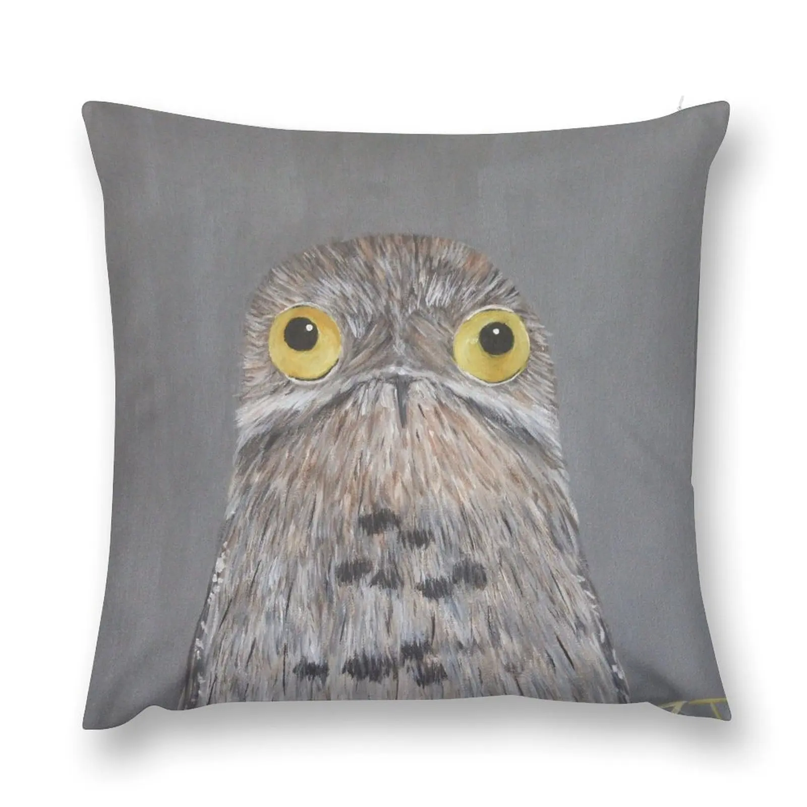 Bird Portrait - Common Potoo Throw Pillow Elastic Cover For Sofa Cushion Child Sofa Pillow Cover pillow