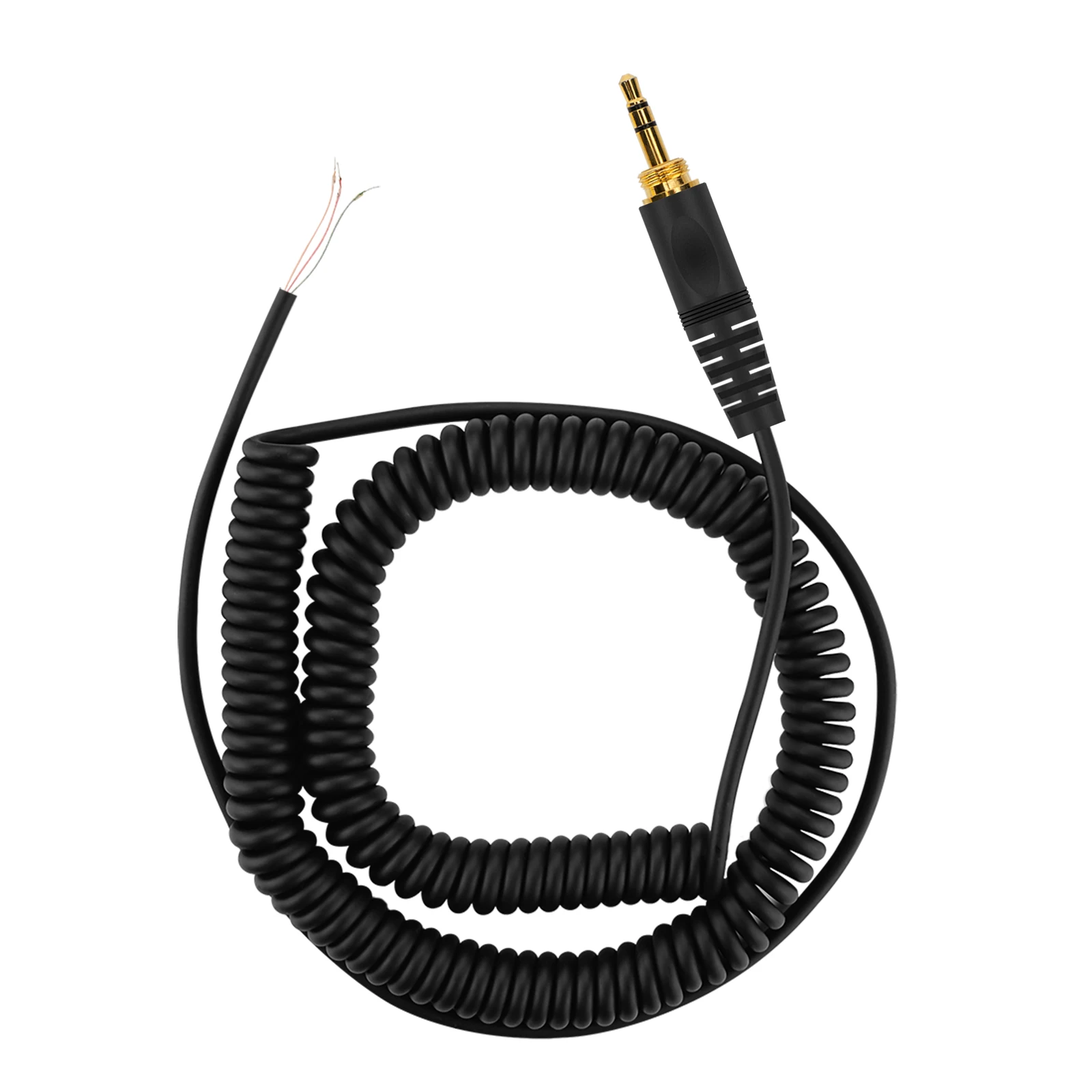 Geekria Audio Cable Replacement Compatible with Sony MDR-7506 7509 V6 V600 V700 V900 Headphones Coiled Repair Cable