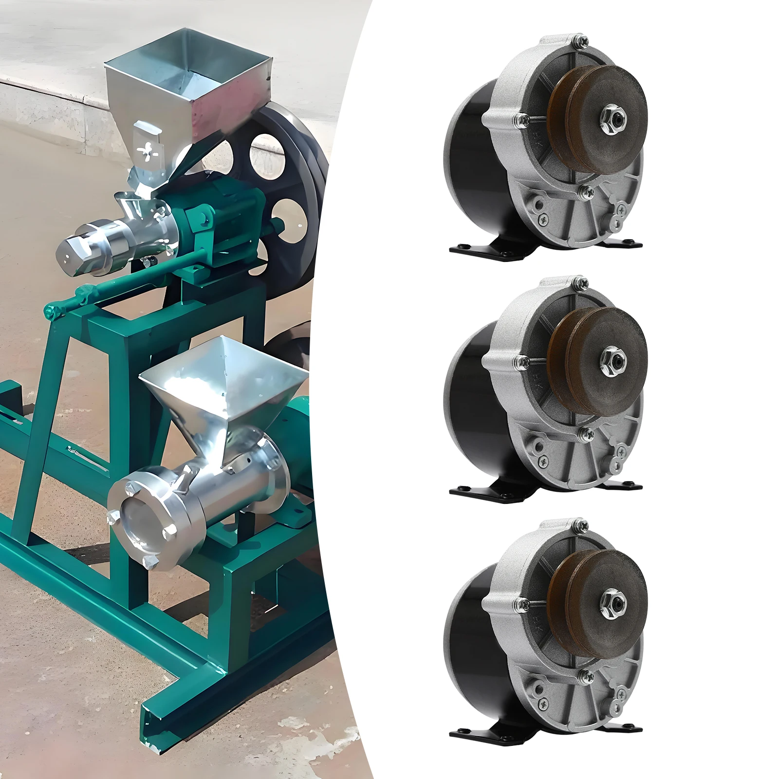 

12/24/36 В 250 Вт электрический матовый двигатель постоянного тока с редуктором, мощный электродвигатель с ременным шкивом, мотор-редуктор для скутеров