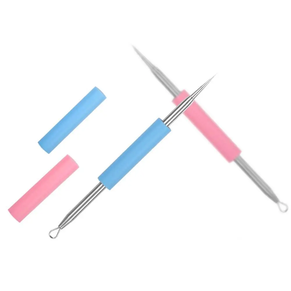 Remover Tool Double Head Facial Pore Cleaner Blackhead Acne Needle Acne Remover Needle Pimple Removing Acne Pimple Extractor